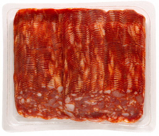 Spianata pikantna w plastrach