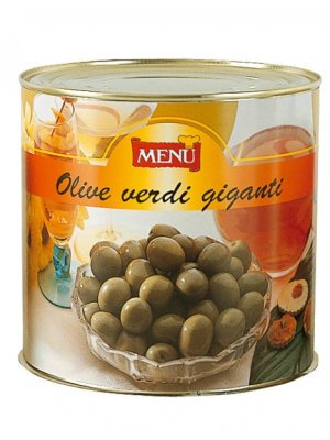 DUZE ZIELONE  OLIWKI Z PESTKAMI