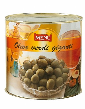 DUZE ZIELONE  OLIWKI Z PESTKAMI