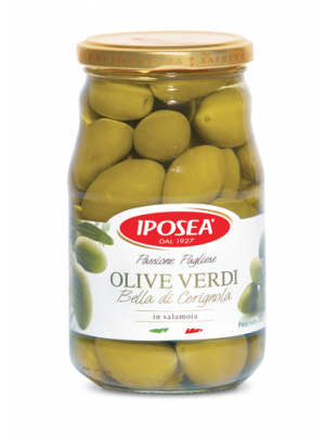 ZIELONE OLIWKI Z PESTKĄ CERIGNOLA