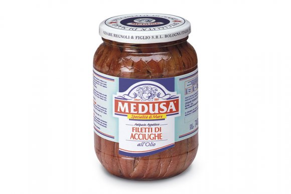 Filety z anchois w oleju słonecznikowym 740g