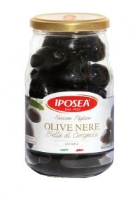 Czarne oliwki Bella di Cerignola (bez zalewy)