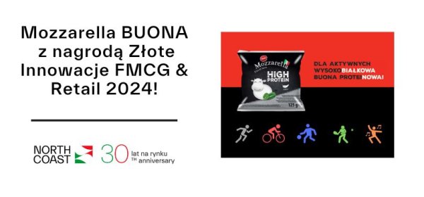 Wyróżnienie dla mozzarelli Buona High Protein