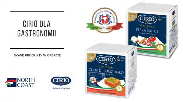Nowe produkty Cirio dla Gastronomii