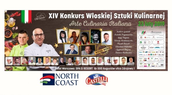 North Coast S.A. Złotym Sponsorem XIV Konkursu „Arte Culinaria Italiana”                 