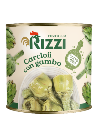 RIZZI Carciofi con gambo sotto olio  