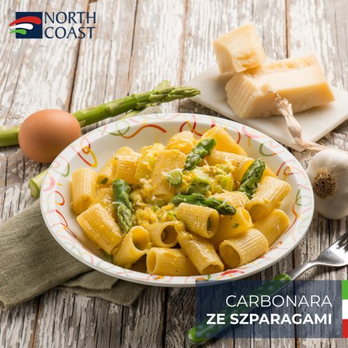 Carbonara ze szparagami