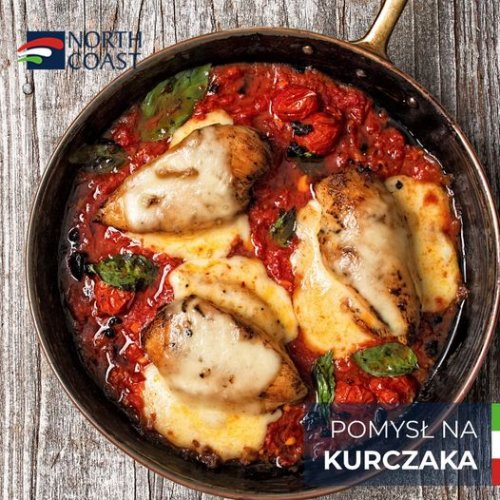 Kurczak zapiekany z mozzarellą