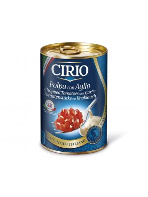 Polpa Pomidory krojone z czosnkiem
