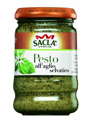 SOS PESTO Z CZOSNKIEM NIEDŹWIEDZIM