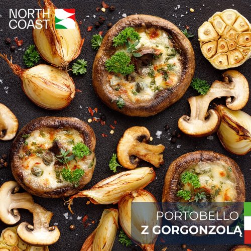 portobello z gorgonzolą