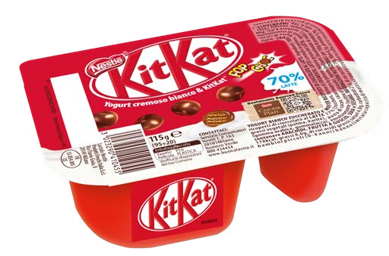 Jogurt dwukomorowy KitKat